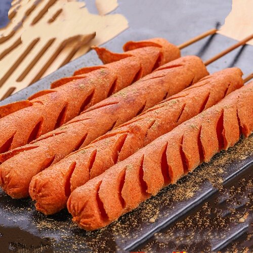 清真台湾烤肠肉肠网红脆皮烤肠摆摊火腿肠烧烤香肠非即食需加工 - 图3
