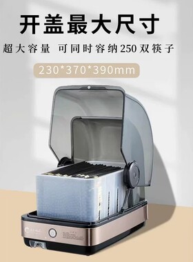 小型筷子勺子消毒机商用餐厅饭店食堂餐具自动烘干带盖防尘收纳盒