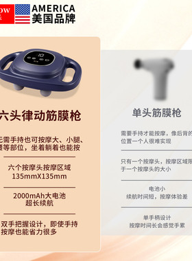 凯仕乐六头筋膜枪肌肉放松按摩器