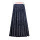2024 Autumn High Waisted Slim Women's Skirt with Fringed Long Skirt