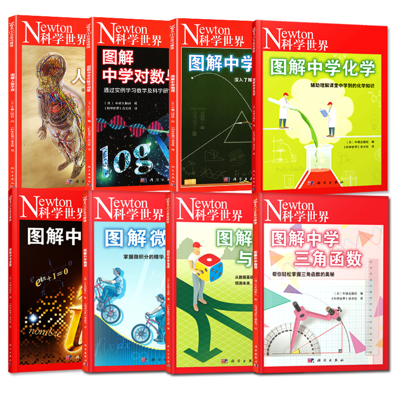 Newton科学世界杂志2023年典藏版增刊：图解物理/化学/虚数/对数与向量/微积分/三角函数/统计与概率/人体手册科普非2022年过刊-图0