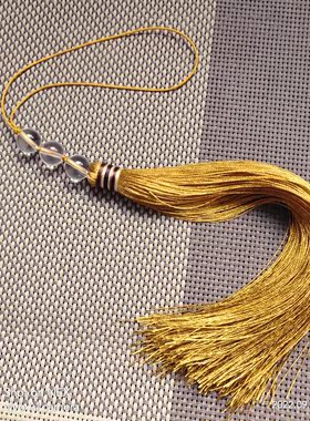 高级顺顺利利流苏挂件补土金手机链旗袍配件可量身定制