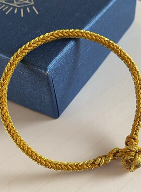 补土五行绳手链十全十美缺土者佩戴增财催财