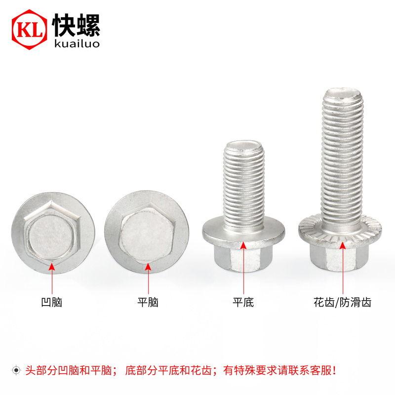 10.9级细牙法兰面螺丝达克罗M10M12*1.25 M14M16*1.5六角带垫螺栓 - 图0