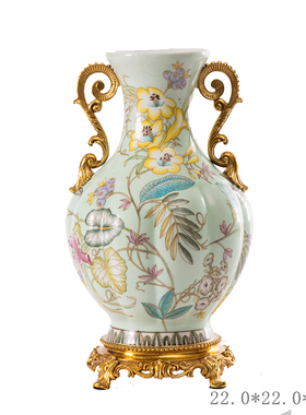 欧美饰家黄铜家居美式客厅