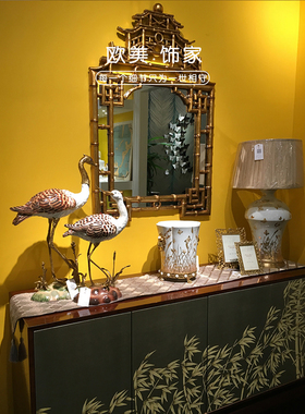 欧式风陶瓷摆件别墅会所工艺品