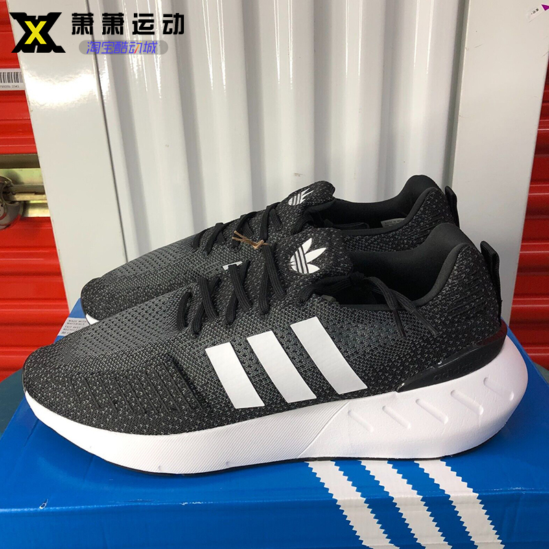 Adidas三叶草男女休闲鞋Swift Run轻便运动鞋跑步鞋GZ3496 GY3047-图1