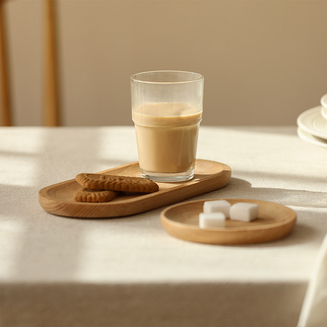 Beech coffee milk food photography props small tray