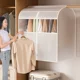Clothes dust cover hanging dust bag transparent storage cover fully enclosed suit cover coat hanging bag household use