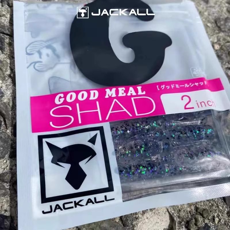 日本JACKALL进口小软饵T尾22新款1.5寸 2寸假饵软饵GOODMEAL SHAD - 图1