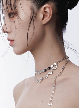 chunran2022新款荆棘的心项链