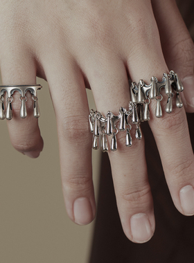 CHUNRAN男女款925银原创设计戒指