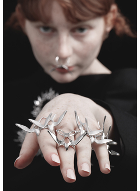 CHUNRAN原创设计可调节小众戒指