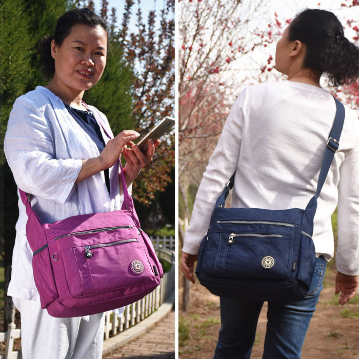 包包2025新款时尚尼龙女包帆布包女斜挎单肩包百搭大容量妈妈包,淘宝优惠券,粉丝福利购,淘宝优惠卷