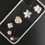 Жемчужный чехол для телефона из жемчуга ручной работы, аксессуар для волос, аксессуары, розы, в цветочек, «сделай сам»