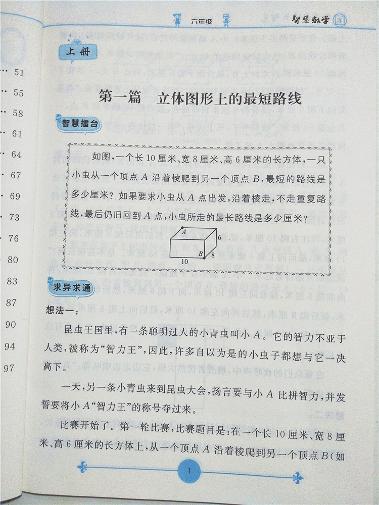 智慧数学 求异求通长智慧 六年级 6年级 含汇智跑道 南京师范大学出版社 - 图2