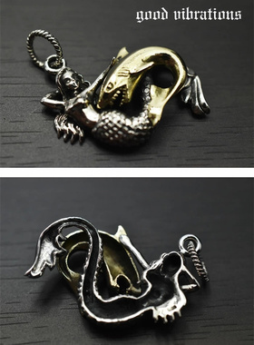 goodvibrations925银人鱼项坠