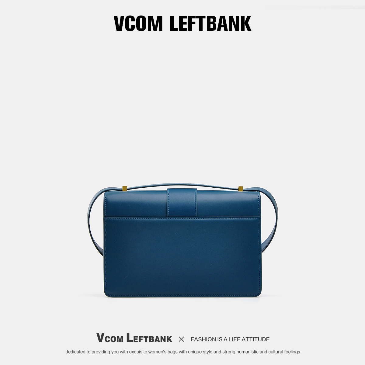 Vcom Leftbank新款包包女士时尚斜挎包潮流百搭休闲简约单肩包女 - 图1