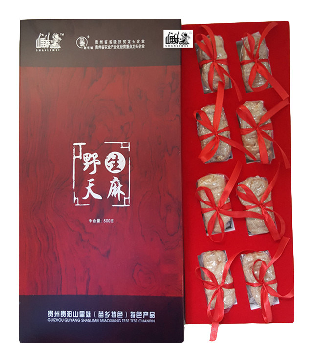 山里妹野生天麻特色山宝500gx1盒 山里妹天麻