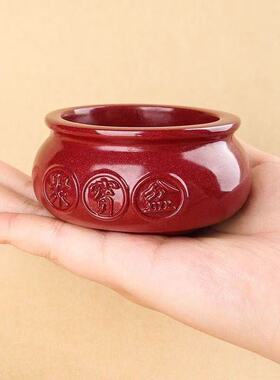 朱砂聚宝盆摆件客厅旺宅新款