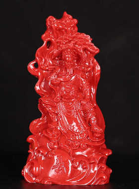 送礼装饰关公摆件工艺品