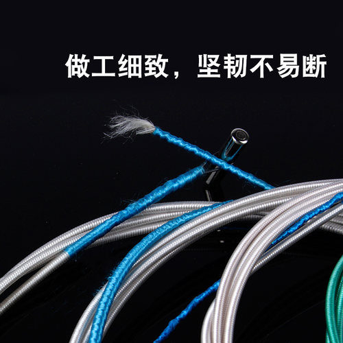 古筝通用全套古筝尼龙裹德国进口钢丝琴弦 正品古筝弦1-21号单根 - 图1
