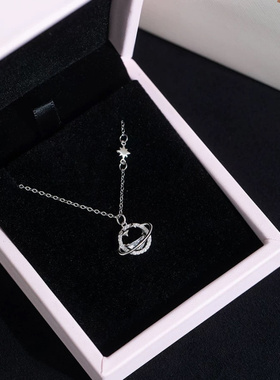 999纯银星球项链女韩国轻奢高级