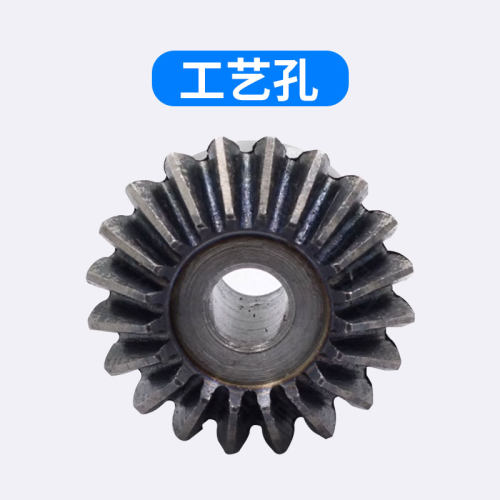 金属伞齿轮45号钢淬火90度传动15到40齿 圆锥齿轮 直齿伞齿轮1比1 - 图1