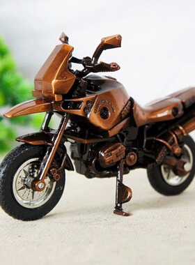 游戏摩托车金属模型摆件