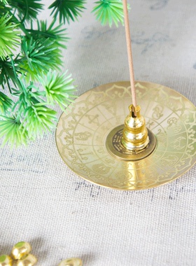 黄铜聚宝盆可转放元宝供奉香炉