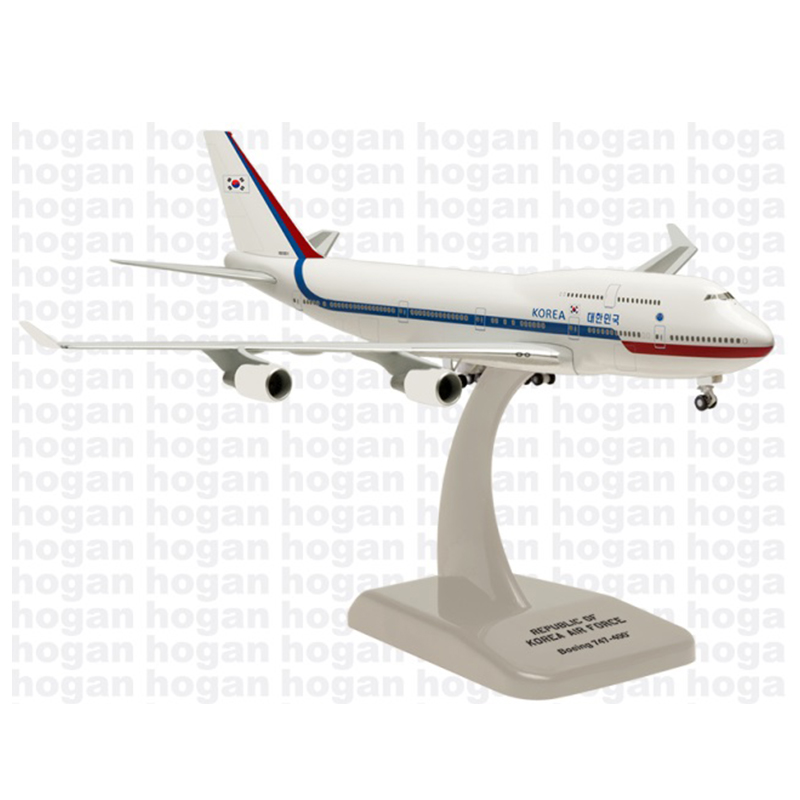 Hogan Wings 1：500 韩国政府专机 Boeing 747-400 HG50013 - 图0