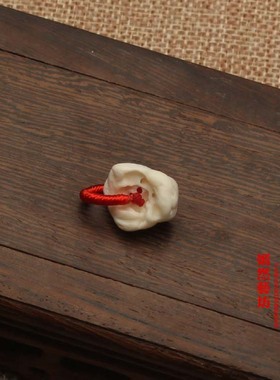 正品黑狗牙挂件吊坠红绳 猪惊 桃核+安全别针佑安康平安宝宝婴儿