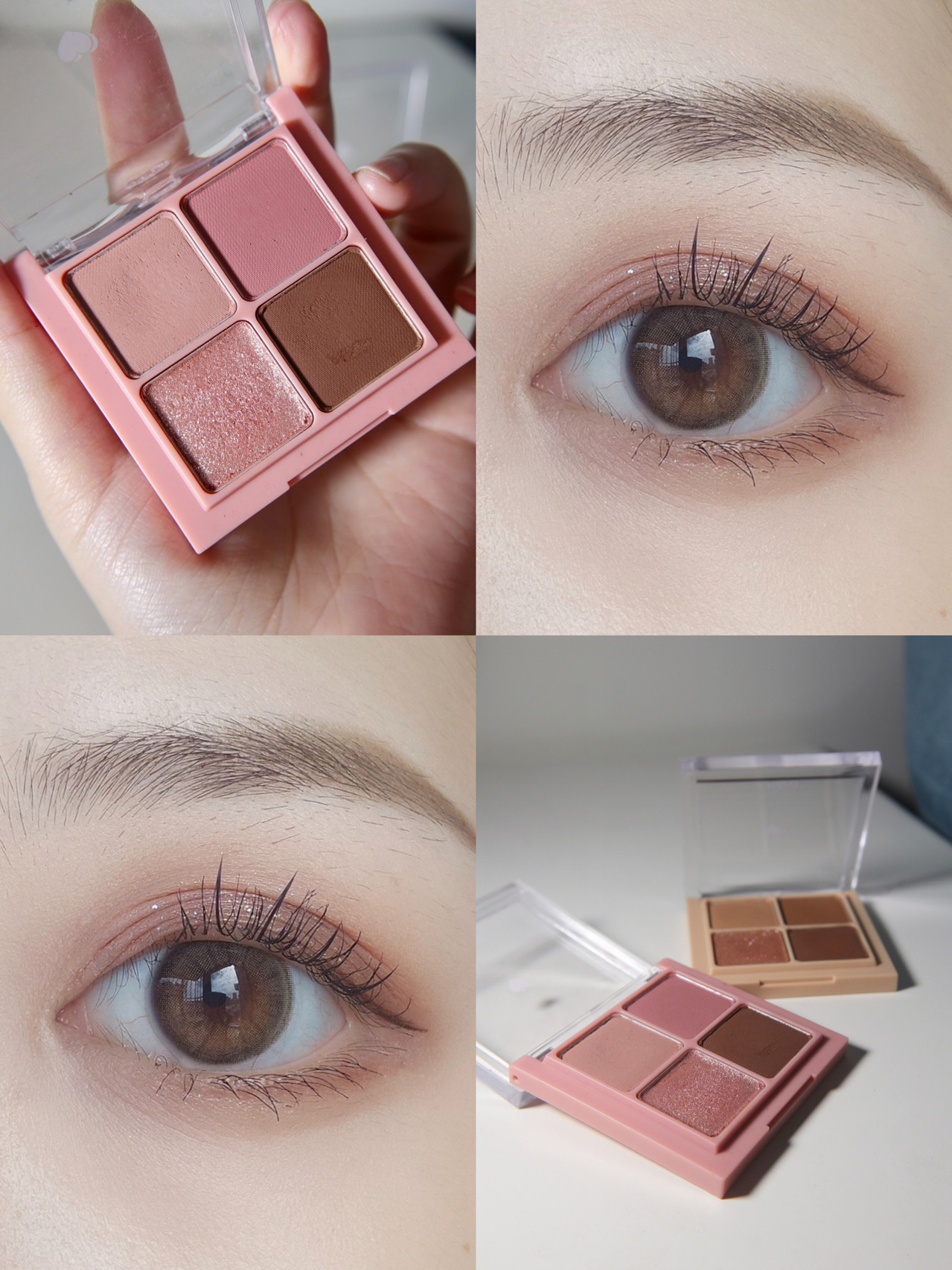 小白不踩雷 Romand四色眼影闪粉珠光bling闪小盘便携 七哥家lady77美妆 淘优券