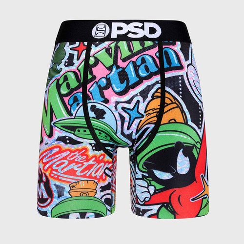 欧美潮牌PSD男士五分裤短裤运动篮球裤紧身ins风夏日个性平角内裤 - 图2