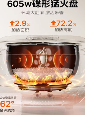 Midea/美的 MB-RE319美的电饭煲家用3L智能快煮定时预约电饭锅