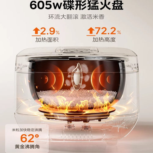 Midea/美的 MB-RE319美的电饭煲家用3L智能快煮定时预约电饭锅 - 图1
