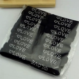 Хлопчатобумажная линия любовь бухни для волос головной убор, резиновая полоса голова веревка без шить