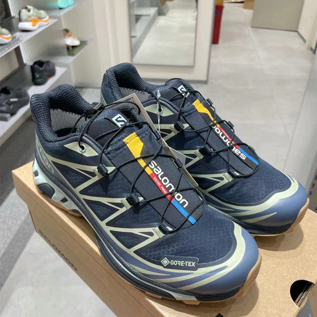 萨洛蒙Salomon SLAB XT-6 GORE-TEX 深灰 GTX 户外运动鞋 472918