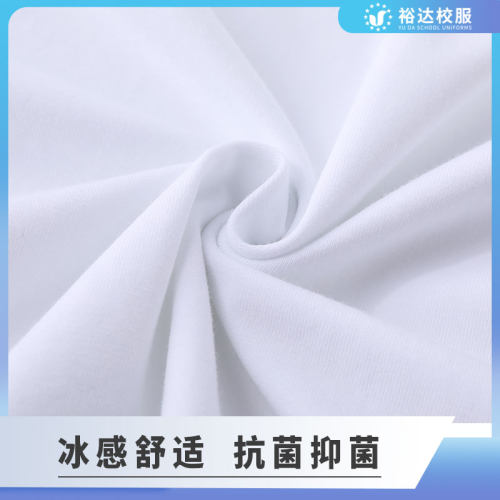 裕达深圳校服短袖中学生女款夏装学院风运动服套装初中生上衣短裤 - 图2