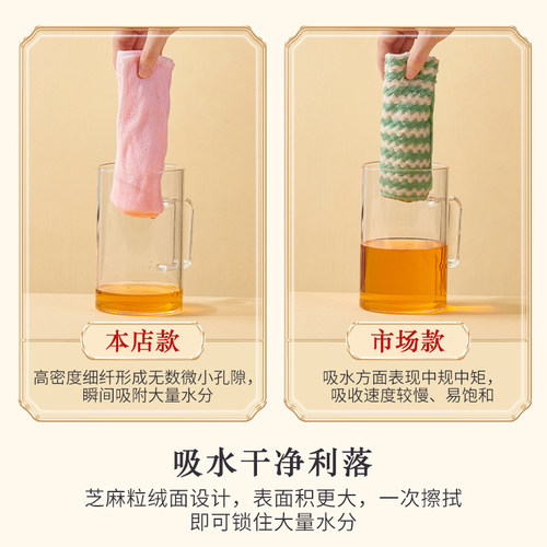 吧台毛巾奶茶店咖啡机专用抹布厨房小方巾吸水不易掉毛擦桌清洁布 - 图0