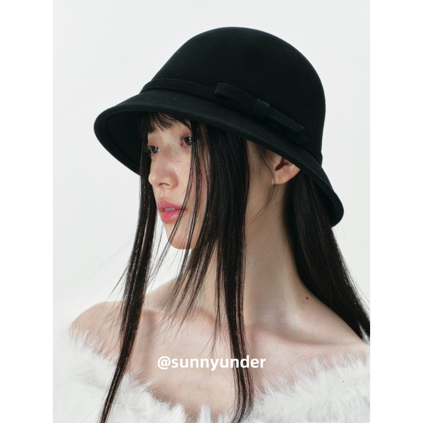 法式复古赫本风黑色羊毛呢渔夫帽子女春秋冬季显脸小盆帽度假礼帽,淘宝优惠券,粉丝福利购,淘宝优惠卷