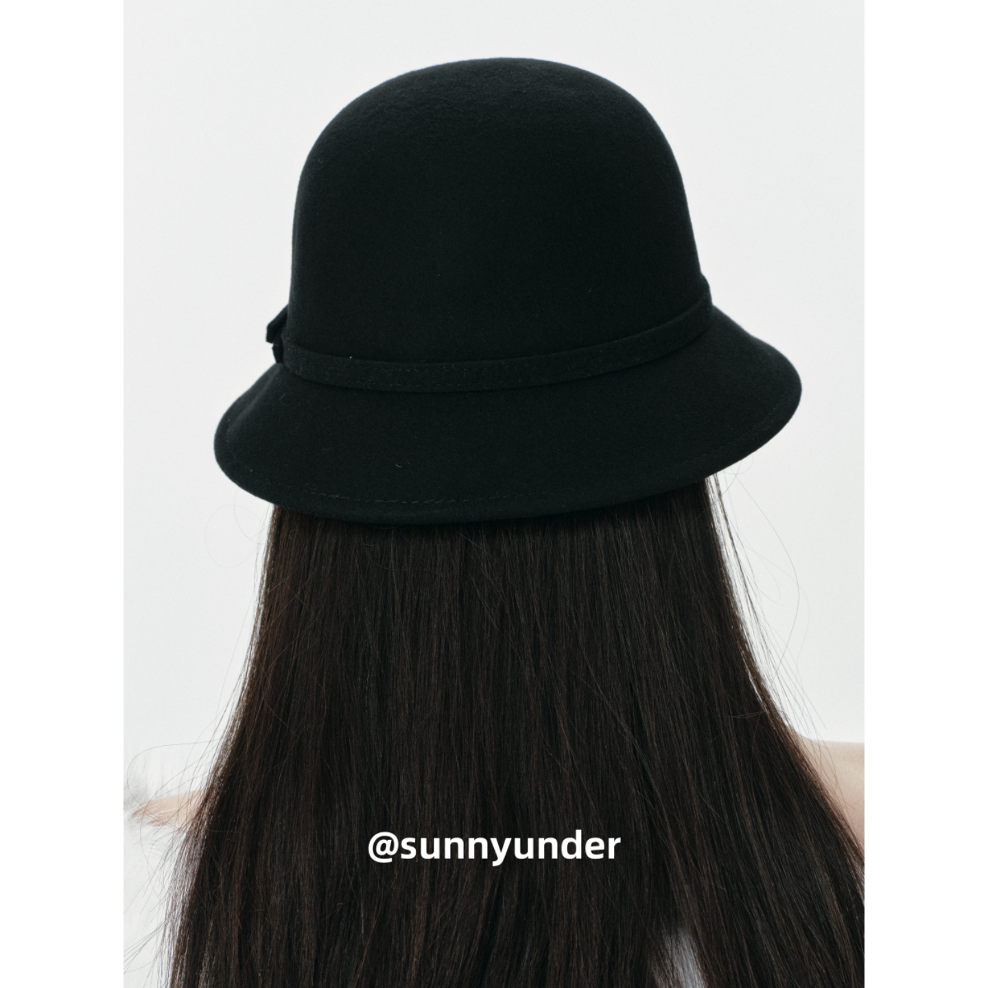 法式复古赫本风黑色羊毛呢渔夫帽子女春秋冬季显脸小盆帽度假礼帽,淘宝优惠券,粉丝福利购,淘宝优惠卷