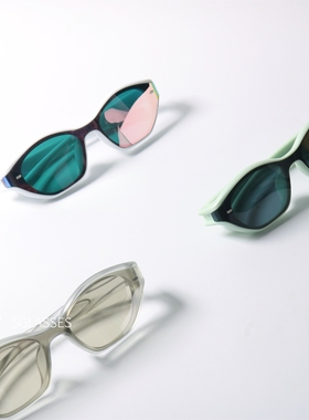 未来感连体UV400防紫外线墨镜