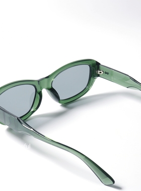 猫眼湖绿色UV400偏光小众潮墨镜