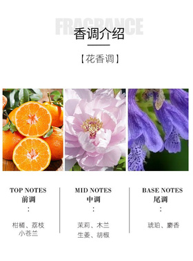 欧美佳倾心香水50ml持久留香