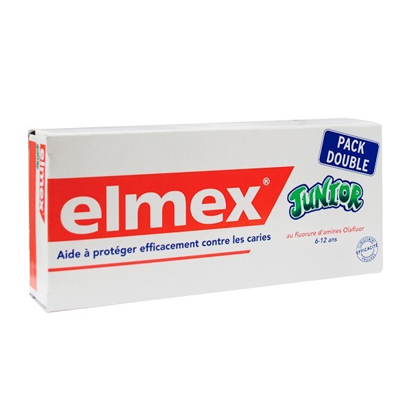 【现货秒发】elmex换牙期儿童牙膏套装75ml*2两支装 6-12岁-图3