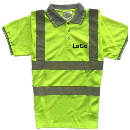 Светоотражающая безопасная летняя футболка подходит для мужчин и женщин, униформа