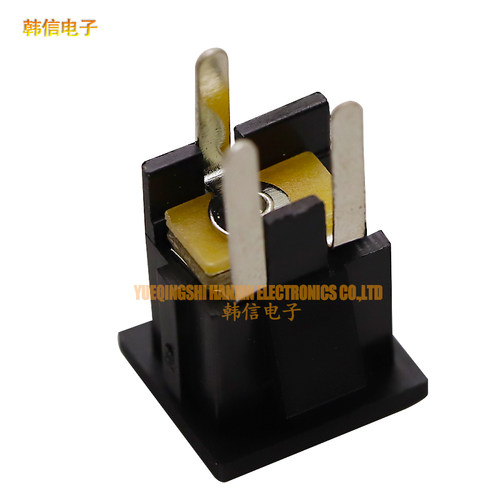 DC插座 电源插座 DC-068 高品质DC电源插座 立式3脚 - 图1