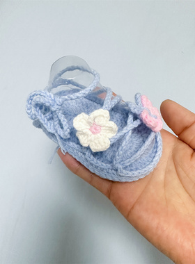 蝴蝶凉鞋手工diy编织材料包