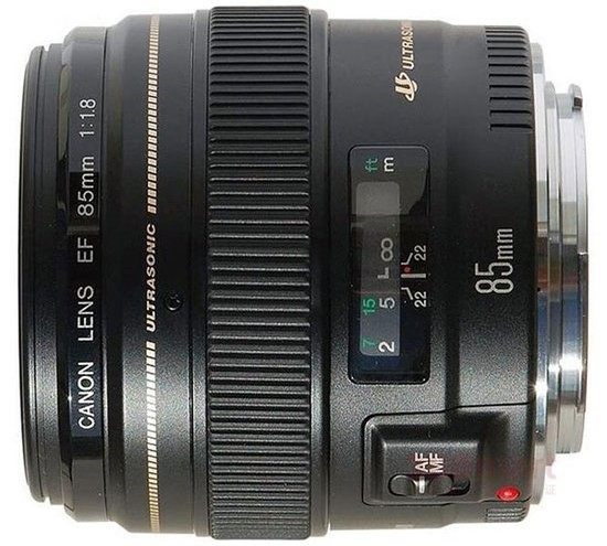 佳能单反镜头ef 85mm f / 1.8 usm 格力达数码单反镜头